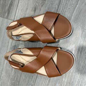 Cole Haan Tan Leather Women's Sandals